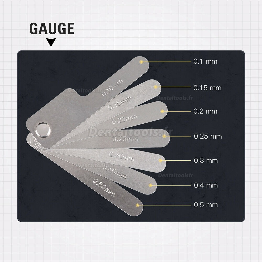 Dentaire 1:1 Contre-angle reducteur bague verte système IPR de bandes interproximales