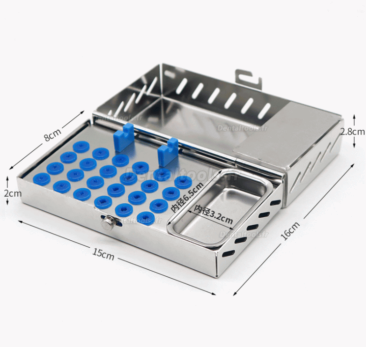 1Pcs Trousse à outils d'instruments de chirurgie d'implant dentaire en acier inoxydable