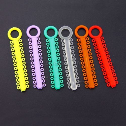 Vente de 1040Pcs 1 paquet Liens ligatures dentaires Orthodontique Bandes de  caoutchouc élastique Multi couleur en ligne 