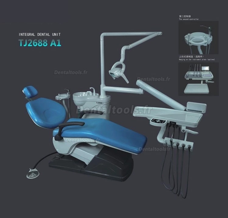 Tuojian TJ2688 A1 fauteuil dentaire Unité de traitement dentaire complète avec capteur lumineux