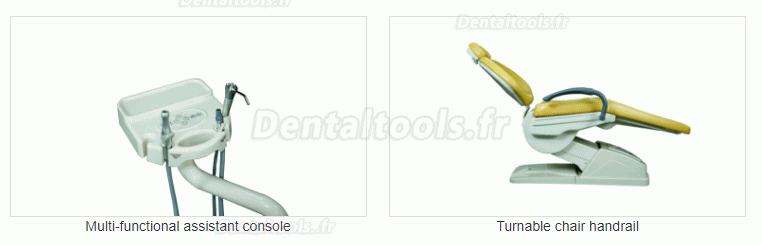 TJ2688 D4 Fauteuil Dentaire Intégral Contrôlé par Ordinateur Cuir Synthétique