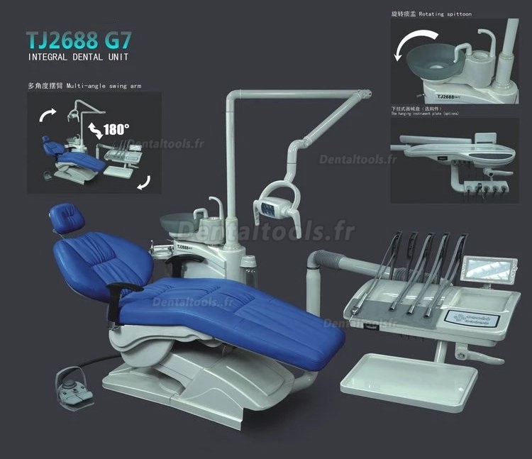 TJ2688 G7 Fauteuil Dentaire Complet Unité de Soin Dentaire