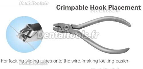 Pinces orthodontiques 616-102 à bloquer crimp hook