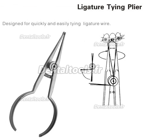 Pince d’othodontie pour procéder la ligature 630-101