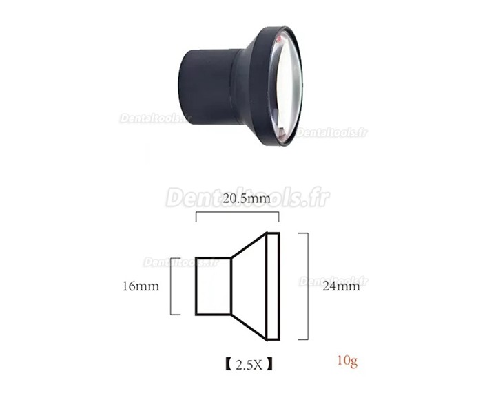 Micare 2.5X 3.0X 3.5X 300 à 580 mm loupe dentaire chirurgicale TTL Micare 2.5X 3.0X 3.5X 300 à 580 mm loupe dentaire chirurgicale TTL