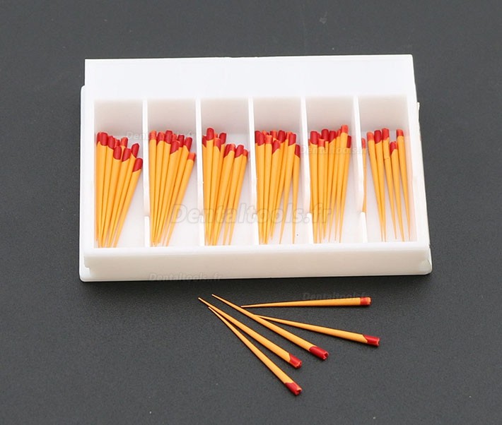 5 Paquet/300 Pcs Pointes F2 de Gutta Percha Points Dentaire pour Dentsply Maillefer Protaper