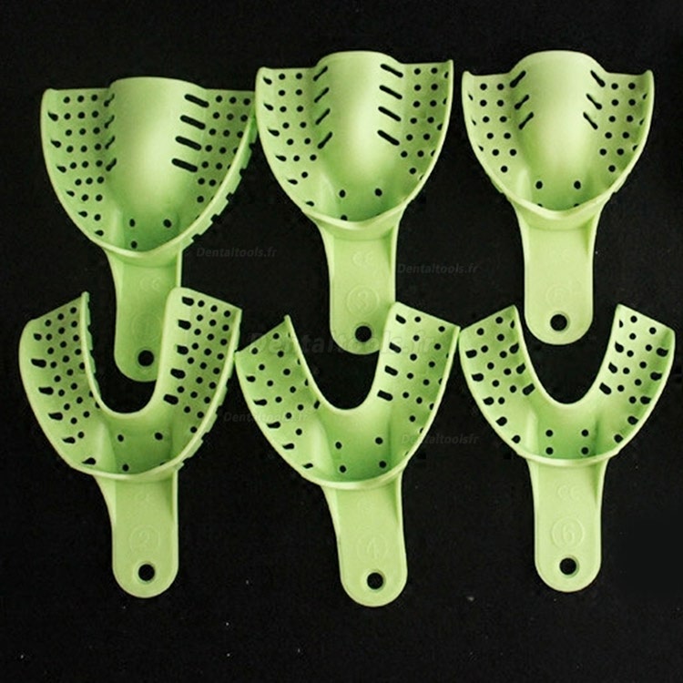 10pcs/set Couleur verte en plastique Support à dents Outils orthodontiques Appareil pour adultes