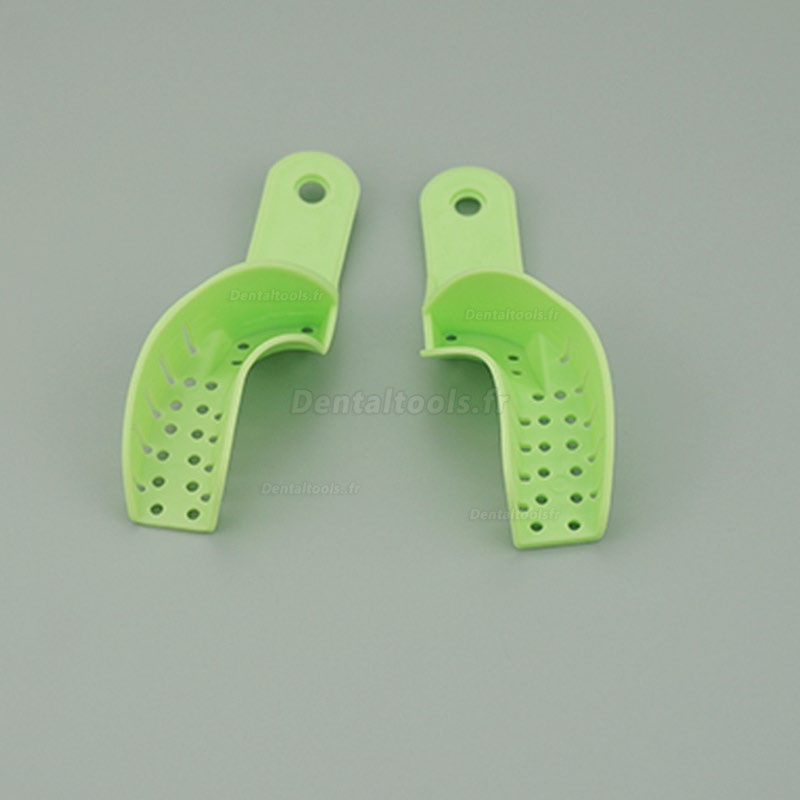 10pcs/set Couleur verte en plastique Support à dents Outils orthodontiques Appareil pour adultes