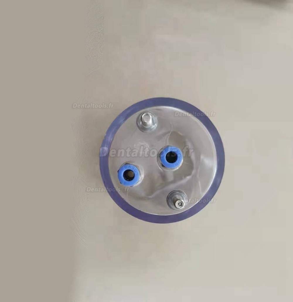 Pot transparent pour la machine de sablage de laboratoire dentaire
