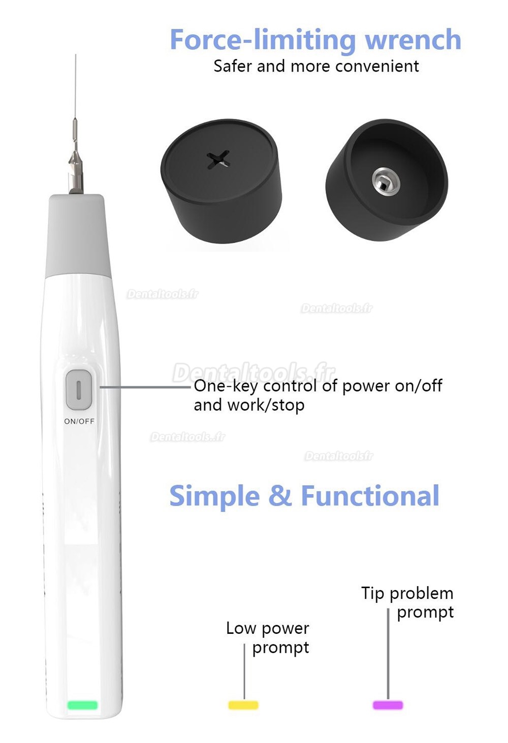 COXO Ultra Smart Endoactivateur ultrasonique pour Irrigateur de canal radiculaire