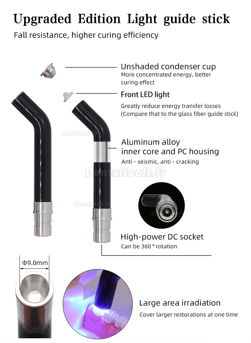 LY Lampe LED à Photopolymériser Sans Fil 1500mw