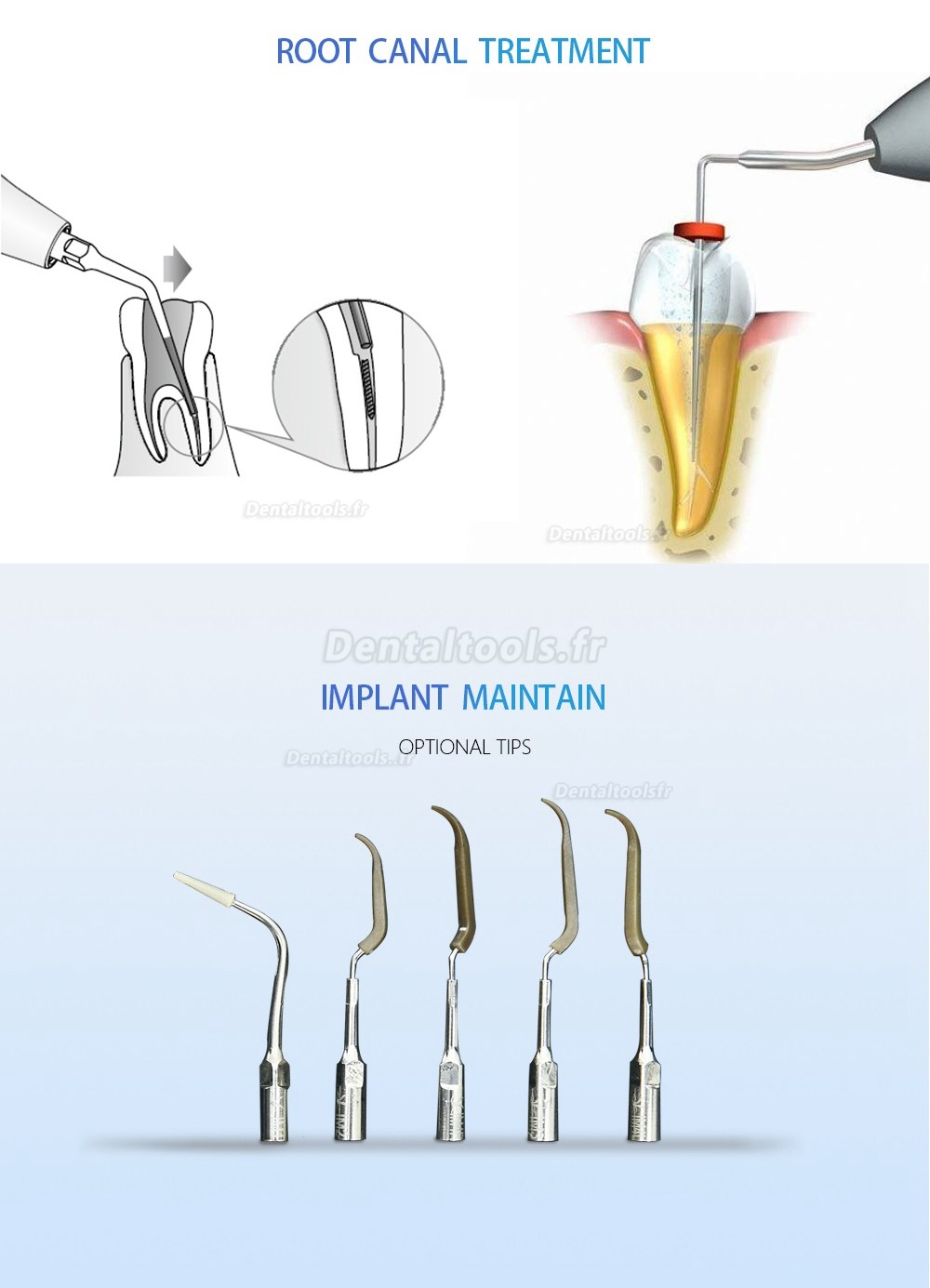 Vrn Q6 6 IN 1 Détartreur à Ultrasons + Aéropolisseur (Détartrage/ Implant / Parodontal/ Traitement Canalaire ) Vrn Q6 6 IN 1 Détartreur à Ultrasons + Aéropolisseur (Détartrage/ Implant / Parodontal/ Traitement Canalaire )