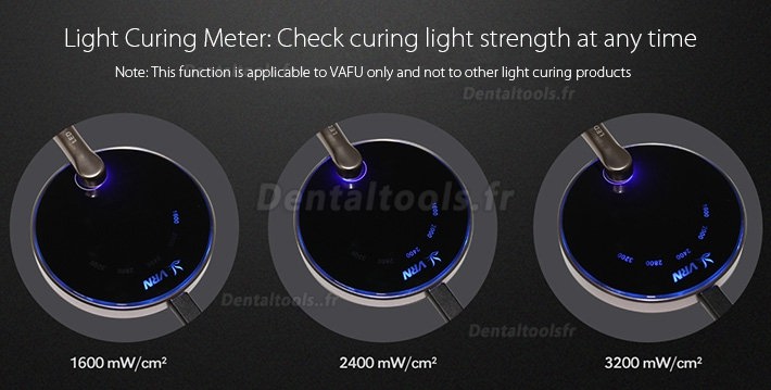 VRN Vafu 5W Lampe de polymérisation Led dentaire sans fil 2500MW avec 4 LED Lumière bleue