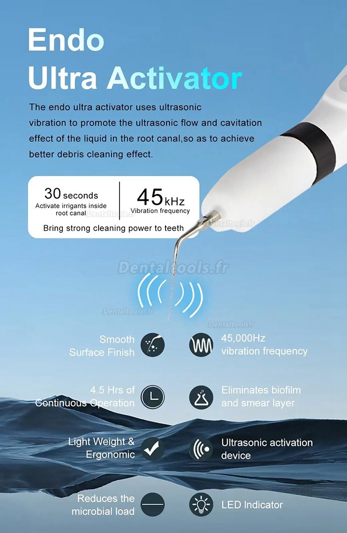 Westcode Endoactivateur activateur à ultrasons pièce à main d'irrigateur de canal radiculaire