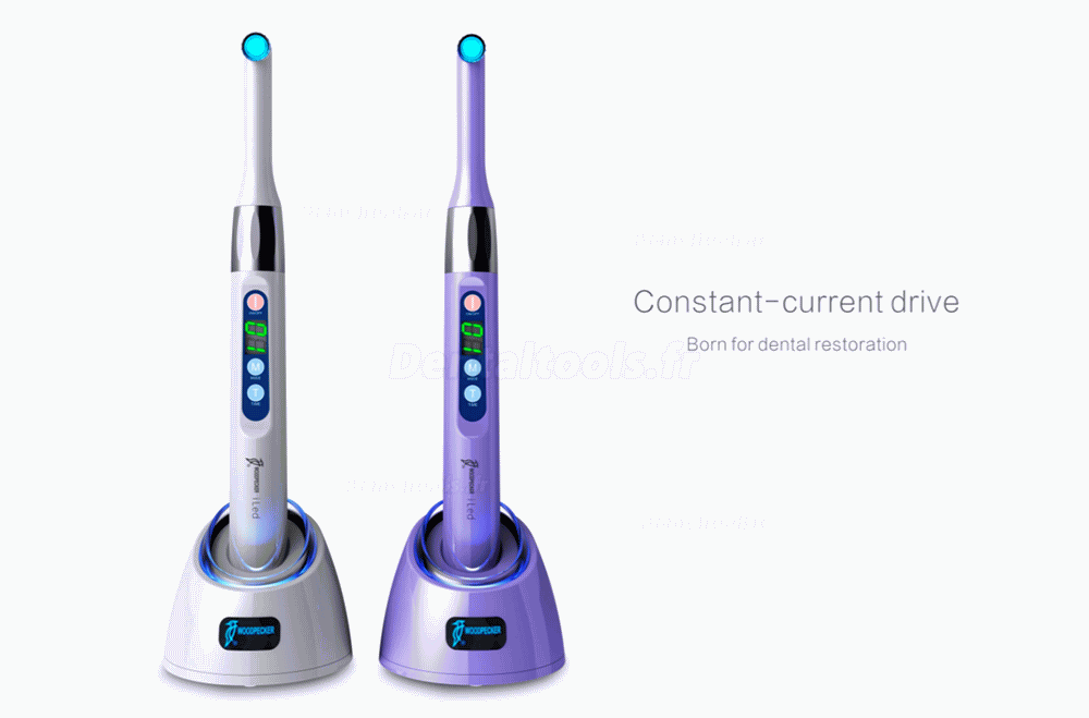 2017 Nouveau Woodpecker® I LED 1 seconde Lampe LED à photopolymériser 2300 mw/cm2