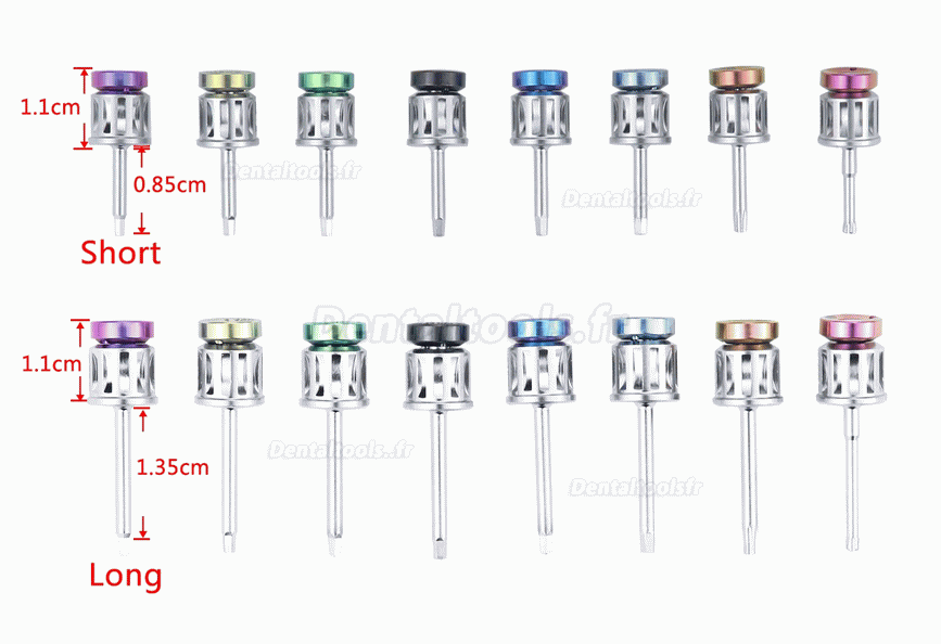 Clé dynamométrique pour implant dentaire 10-70NCM avec outils de réparation de tournevis et kit de clés