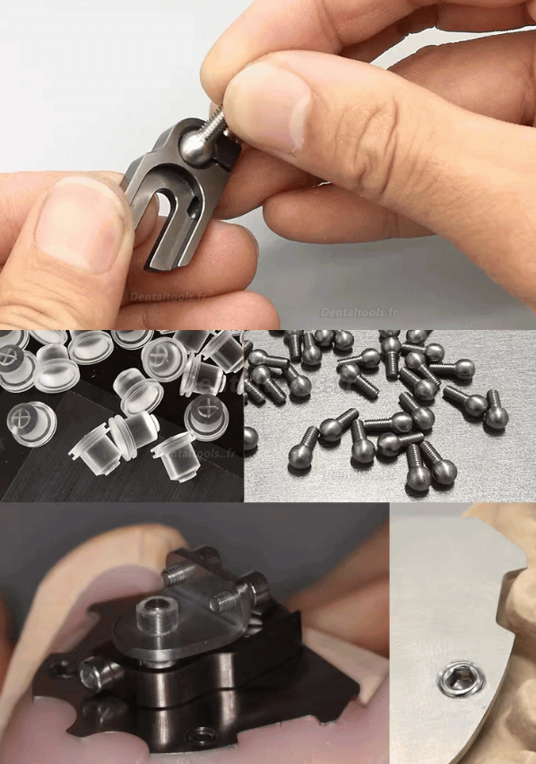 Enregistreur vertical de relation centr&eacute;e avec traceur gothique pour patients &eacute;dent&eacute;s