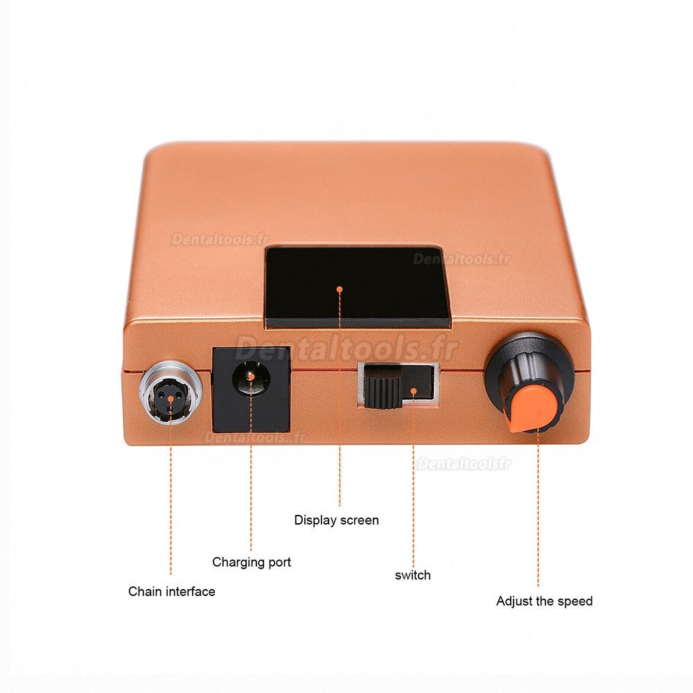 Westcode Micromoteur electrique dentaire dénudage alternatif orthodontique IPR contre-angle 4:1