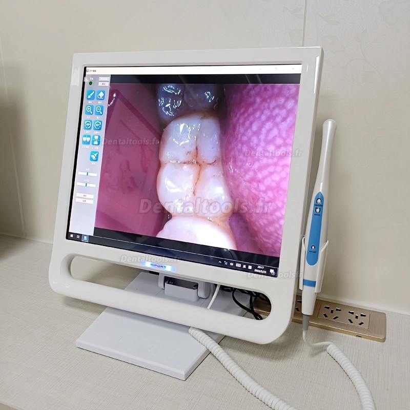 YF-1700P+ Caméra intra-orale écran tactile de 17 pouces pour unité dentaire avec support
