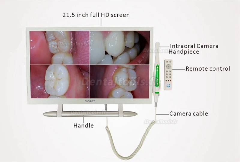 YF-2200M Caméra intra-orale dentaire HD de 21,5 pouces avec écran de moniteur et support