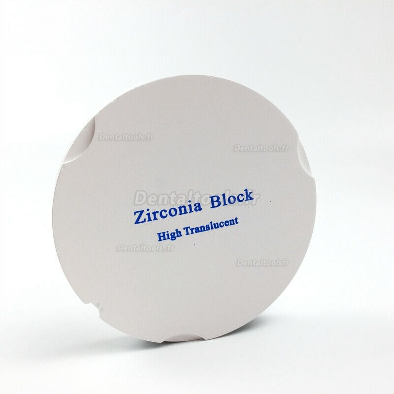 Blocs dentaires en céramique de zircone pour système ZirkonZahn OD95mm ST/HT