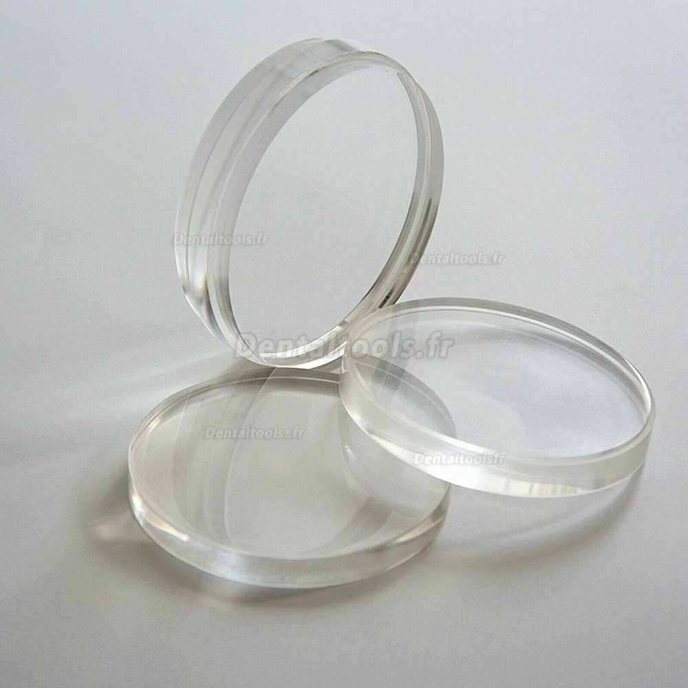 5 Pièces Blocs en PMMA transparent disque laboratoire dentaire pour système wieland dentaire 98*25mm